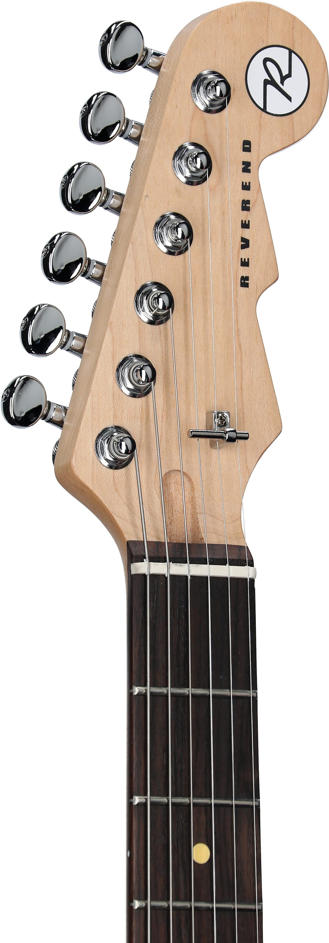 Reverend Double Agent OG Electric Guitar, Venetian Pearl, Rosewood Fretboard, Headstock Left Front