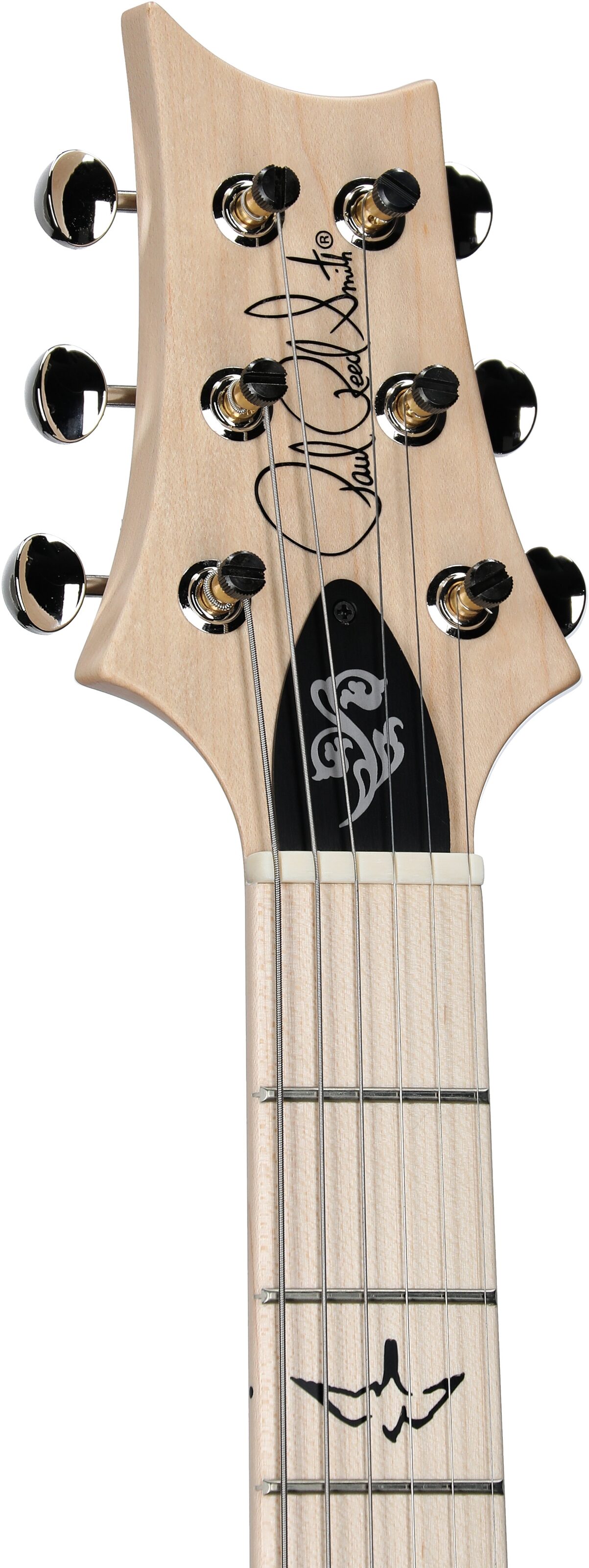 PRS Paul Reed Smith Fiore Electric Guitar (with Gig Bag), Sunflower, Open Box (Very Good), Headstock Left Front