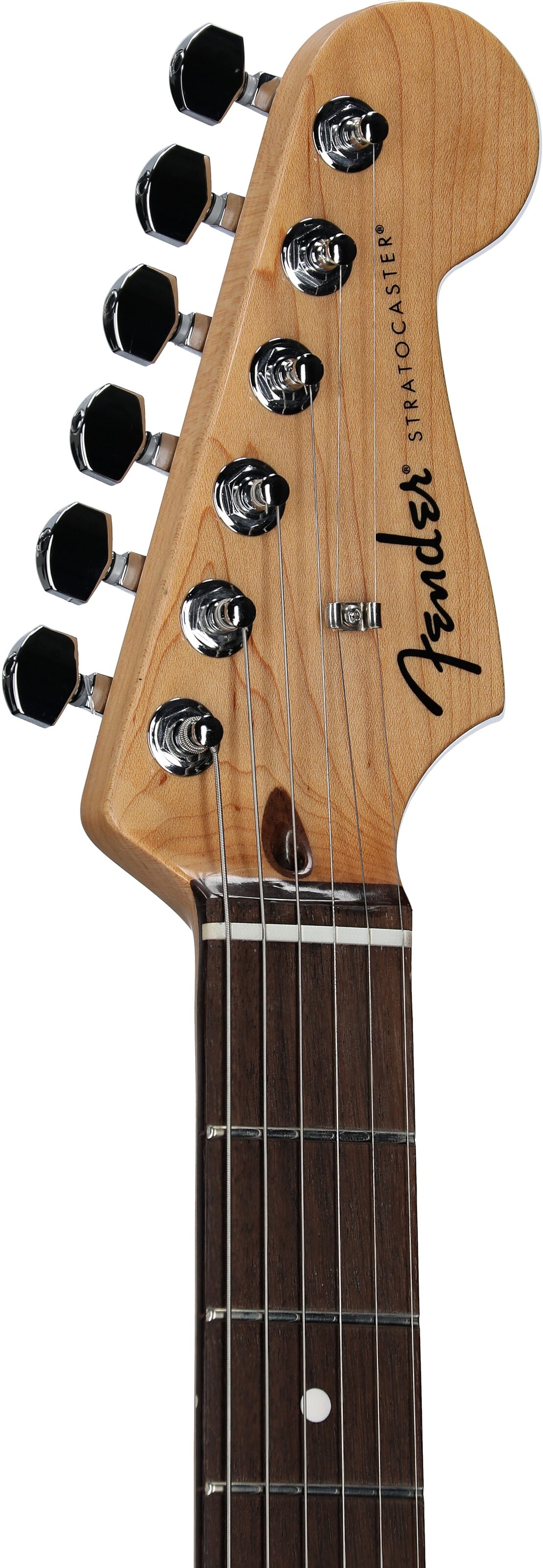 Fender Standard Stratocaster Electric Guitar, Laurel Fingerboard, Aqua Marine Metallic, Headstock Left Front