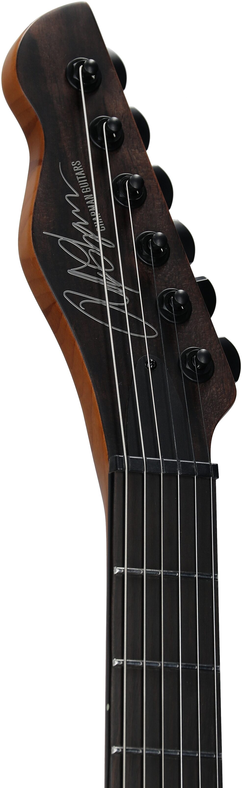 Chapman ML3 Pro Modern Electric Guitar, Liquid Teal Satin Metallic, Headstock Left Front