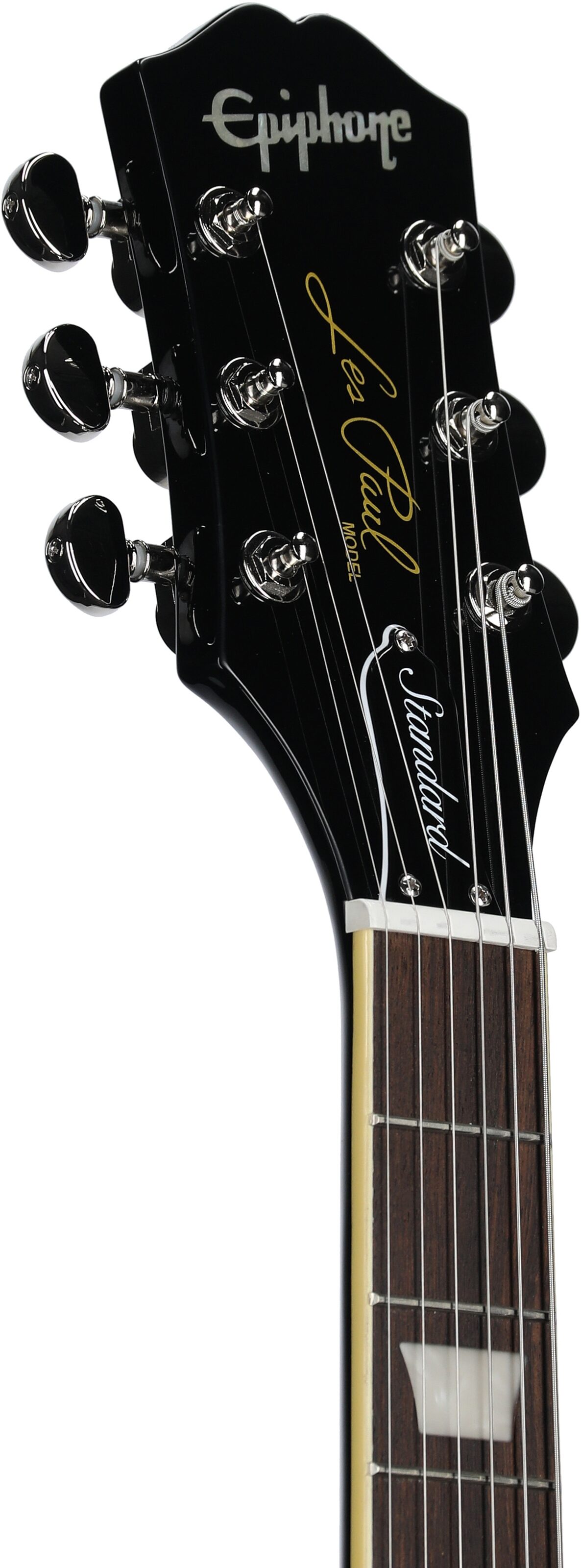 Epiphone Les Paul Standard 60s Electric Guitar, Left-Handed, Ebony, Open Box (Very Good), Headstock Left Front