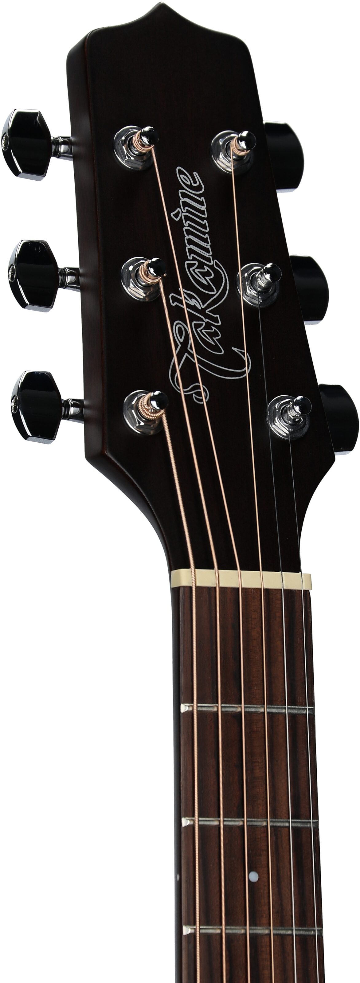 Takamine GY21E New Yorker Acoustic-Electric Guitar, Satin Molasses, Headstock Left Front