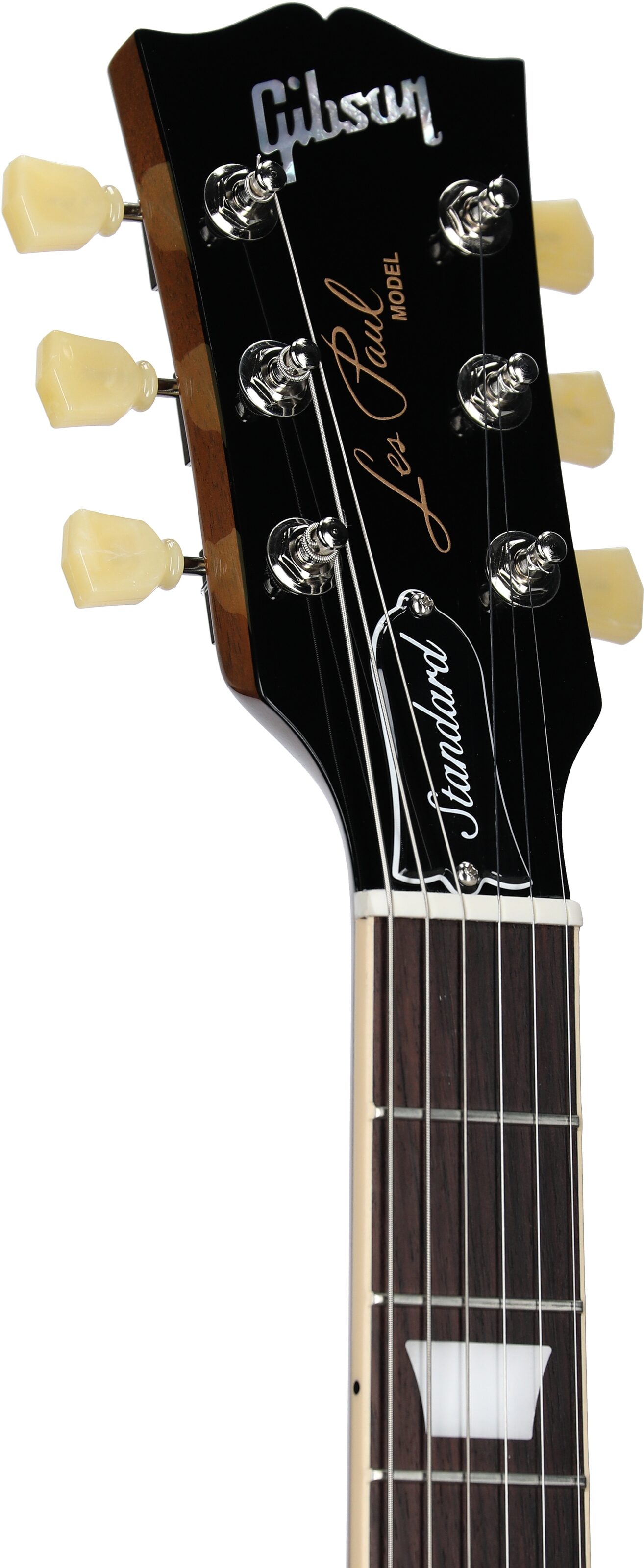 Gibson Les Paul Standard '50s Custom Color Electric Guitar, Plain Top (with Case), Sparkling Burgundy, Headstock Left Front