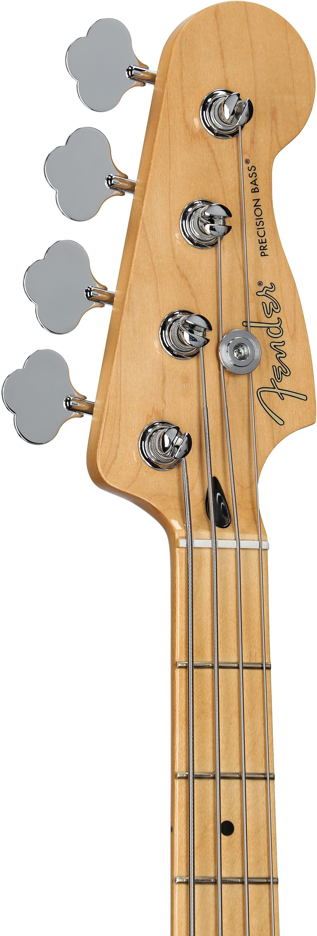 Fender Player II Modified Active Precision Electric Bass, Maple Fingerboard (with Gig Bag), Dusk, Headstock Left Front