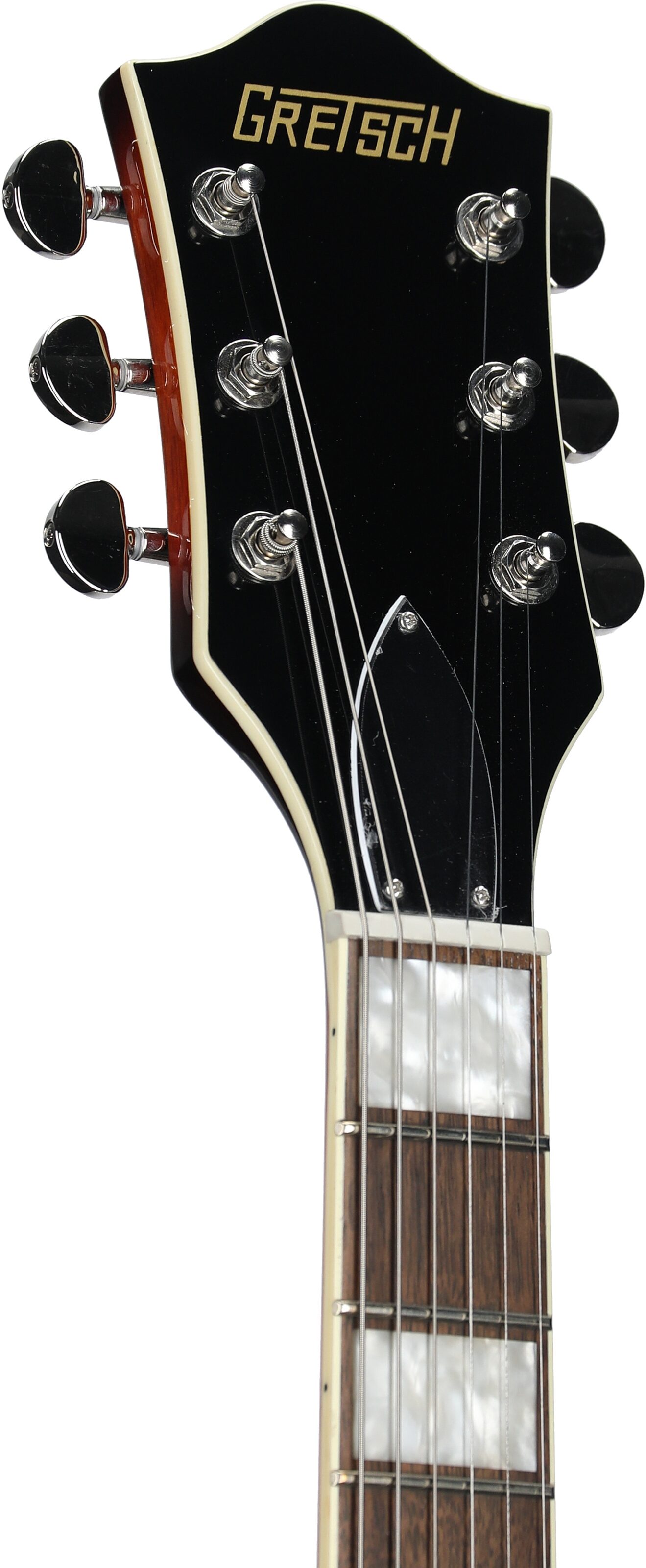 Gretsch G2655 Streamliner Center Block Junior Electric Guitar, Double Cut Forge Glow, Headstock Left Front