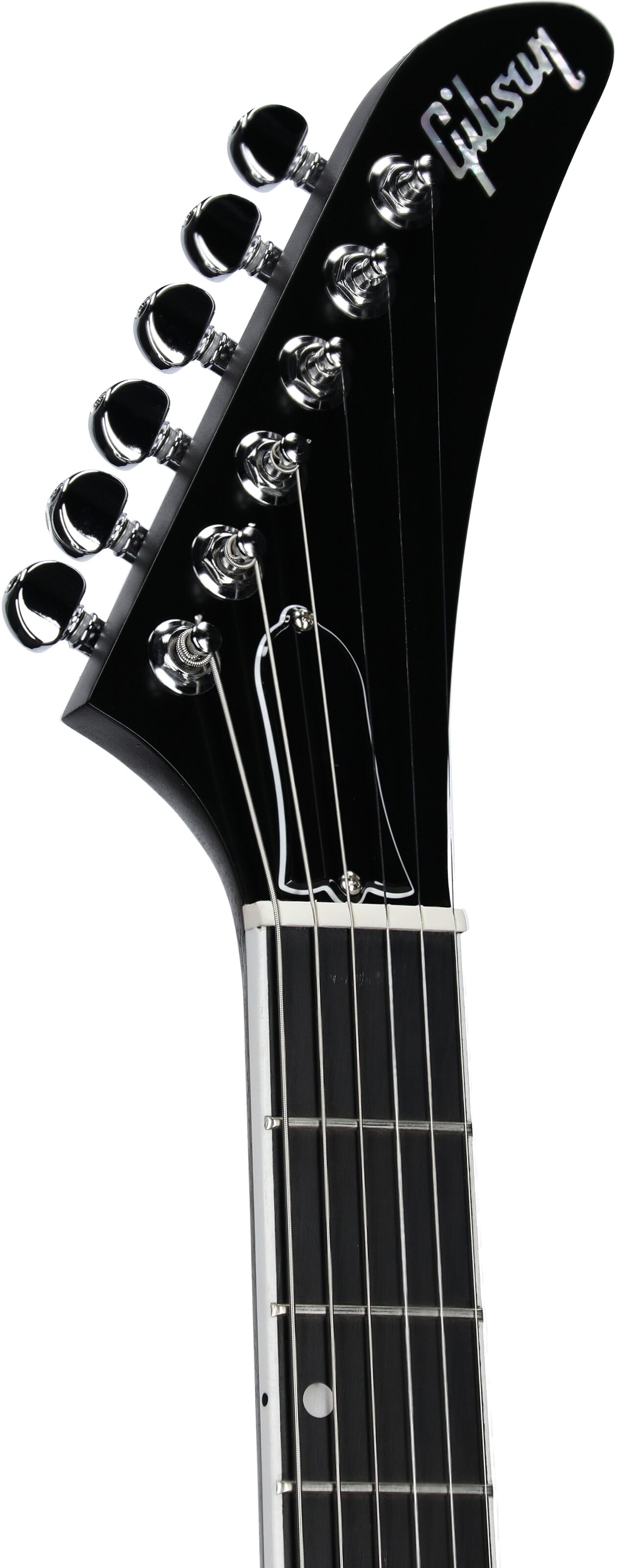 Gibson Victory Electric Guitar (with Case), Dark Walnut Satin, Headstock Left Front