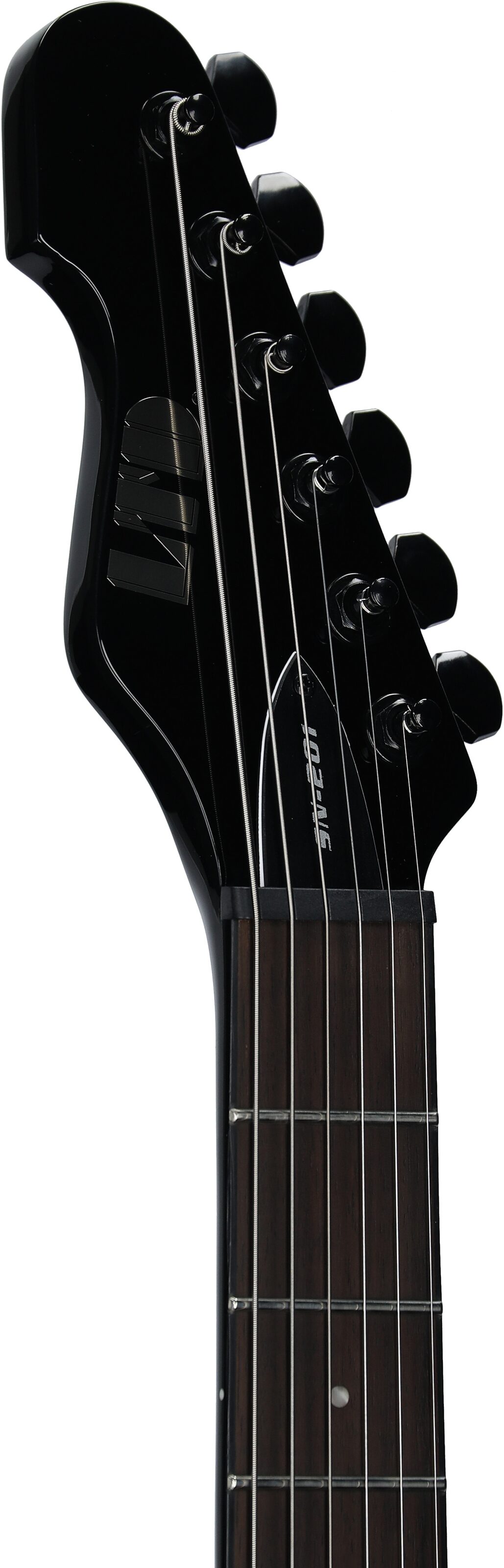 ESP LTD SN-201HT Electric Guitar, Black, Headstock Left Front