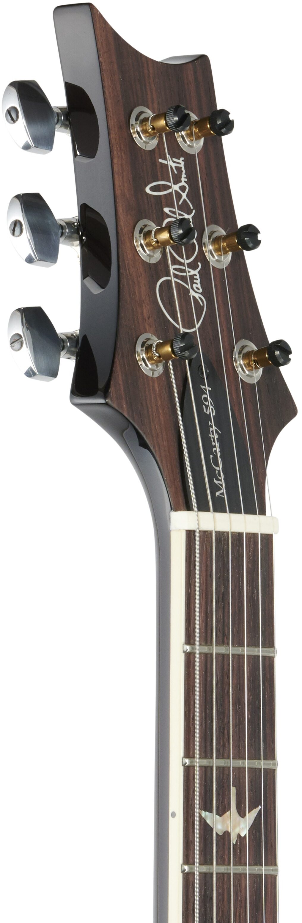 PRS Paul Reed Smith McCarty 594 Hollowbody II 10-Top Electric Guitar (with Case), Black Gold Burst, Headstock Left Front