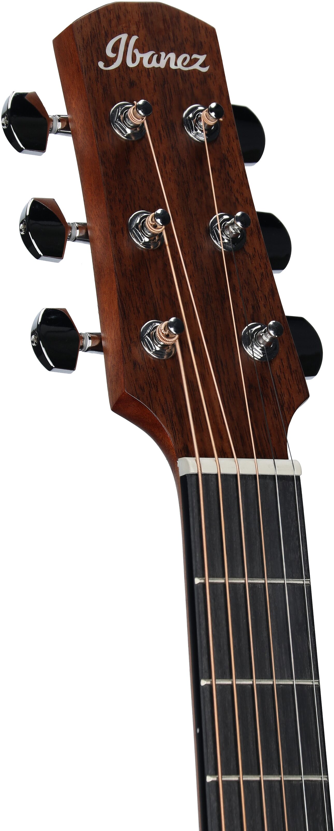 Ibanez AAM50CE Advanced Acoustic-Electric Guitar, Sapphire Blue, Headstock Left Front