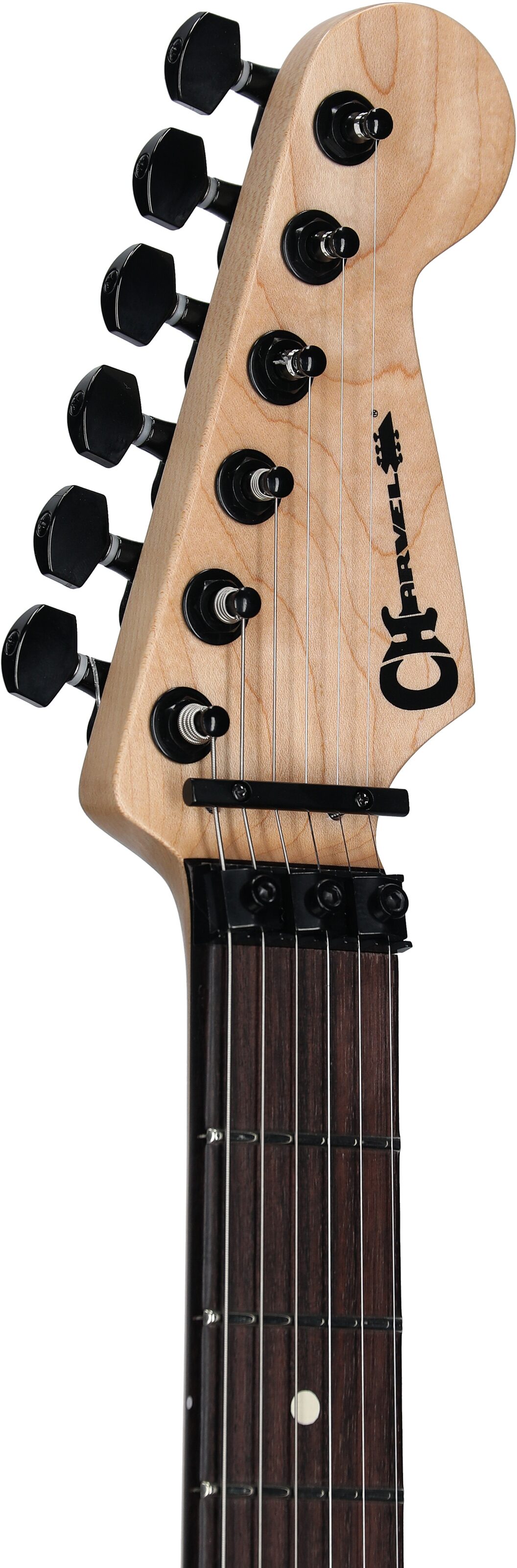 Charvel Pro-Mod Relic San Dimas ST1 HH Electric Guitar (with Gig Bag), Pharaoh Gold, Headstock Left Front