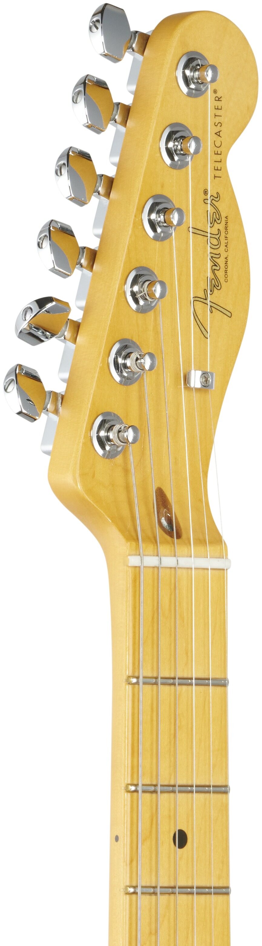 Fender American Professional II Telecaster Electric Guitar, Maple Fingerboard (with Case), Sienna Sunburst, Headstock Left Front