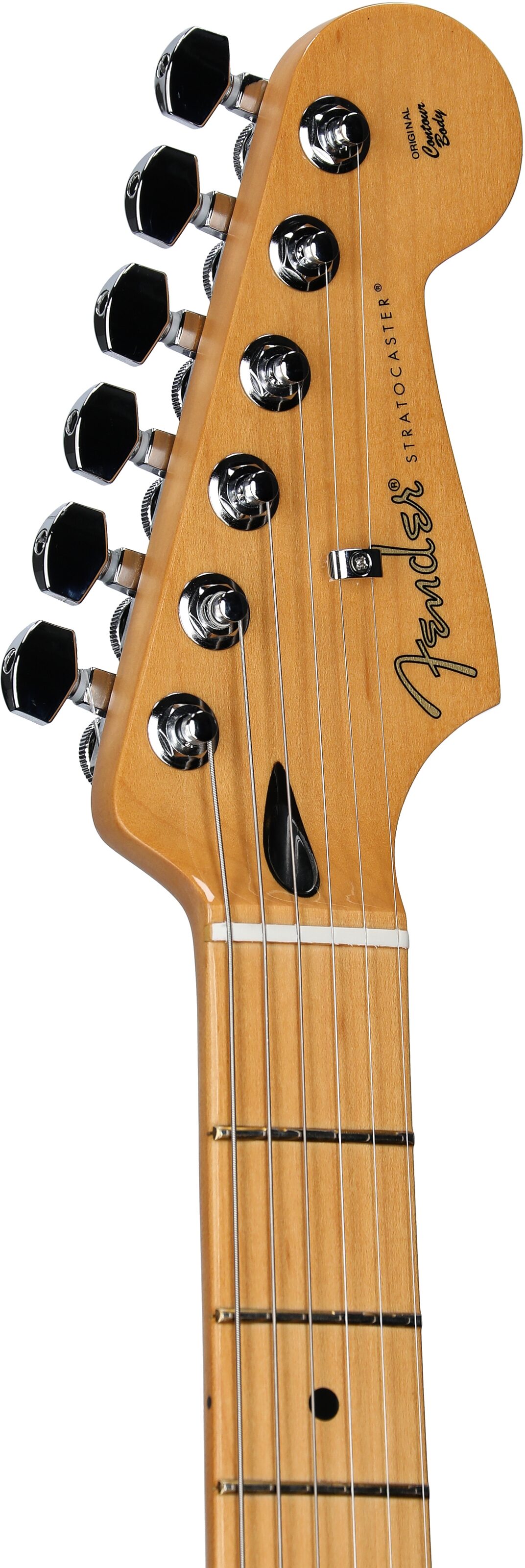 Fender Player II Modified Stratocaster Electric Guitar, Maple Fingerboard (with Gig Bag), 3-Tone Sunburst, Headstock Left Front