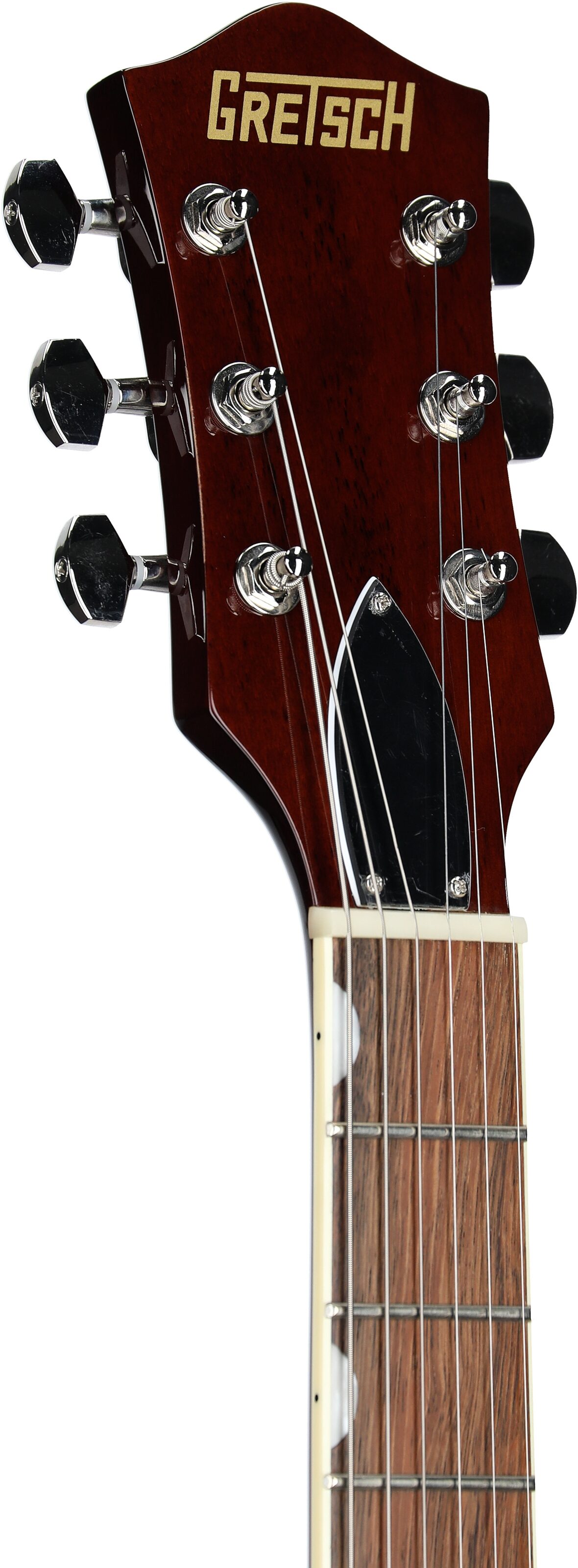Gretsch Streamliner Jet Club Electric Guitar, Dark Denim, Headstock Left Front