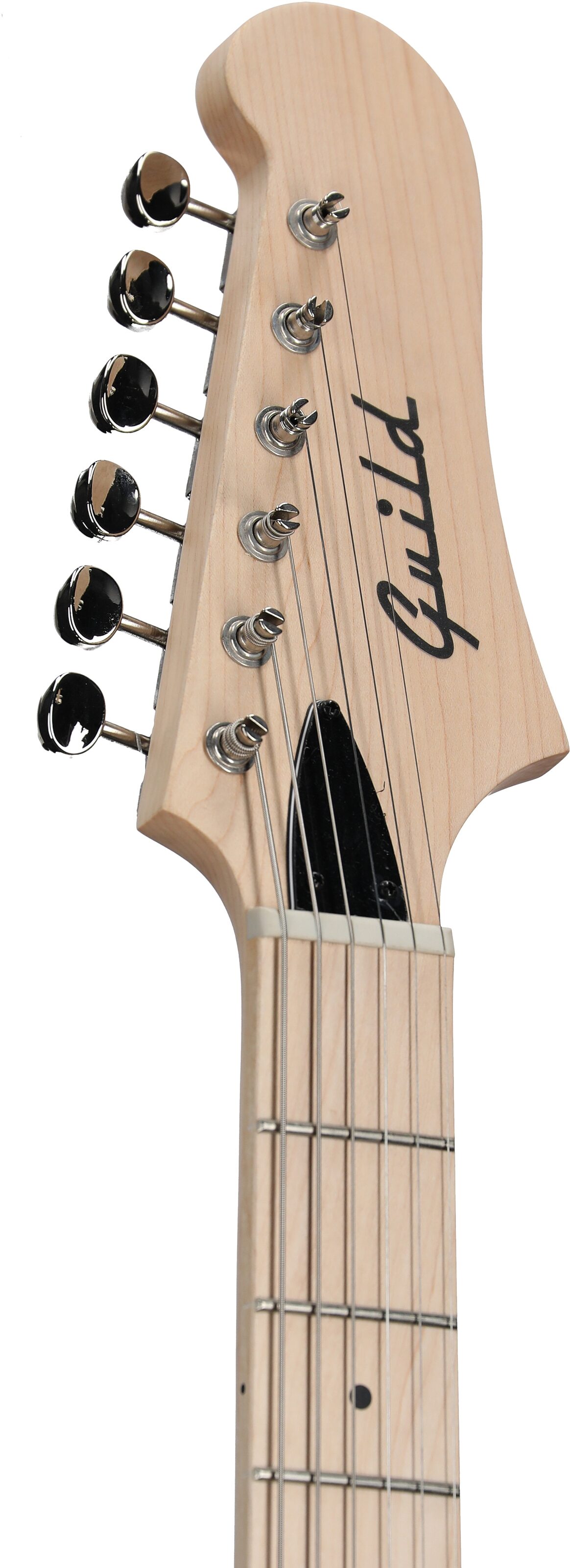 Guild Surfliner HH Electric Guitar, Canyon Dusk, Headstock Left Front
