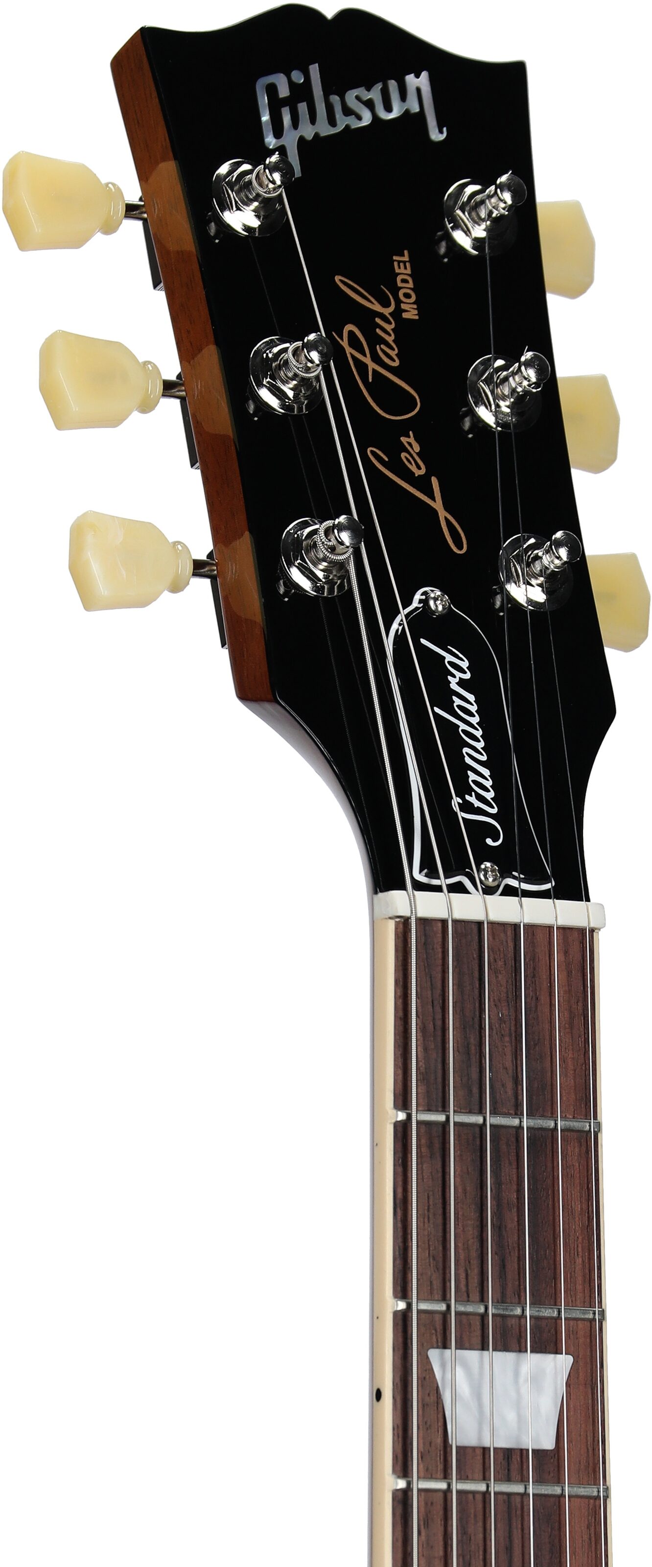 Gibson Les Paul Standard '50s Custom Color Electric Guitar, Plain Top (with Case), Classic White, Headstock Left Front