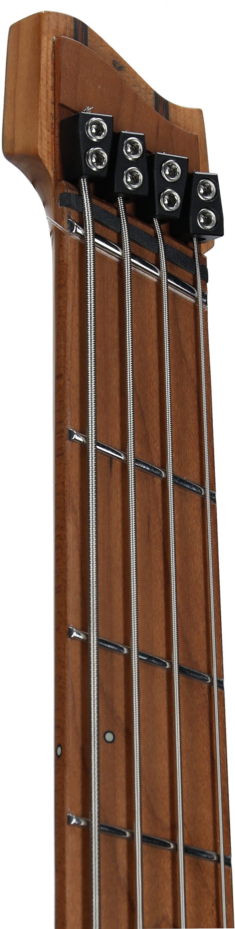 Strandberg BB4CT Boden Bass Standard 4 Electric Bass (with Gig Bag), Charcoal, Headstock Left Front