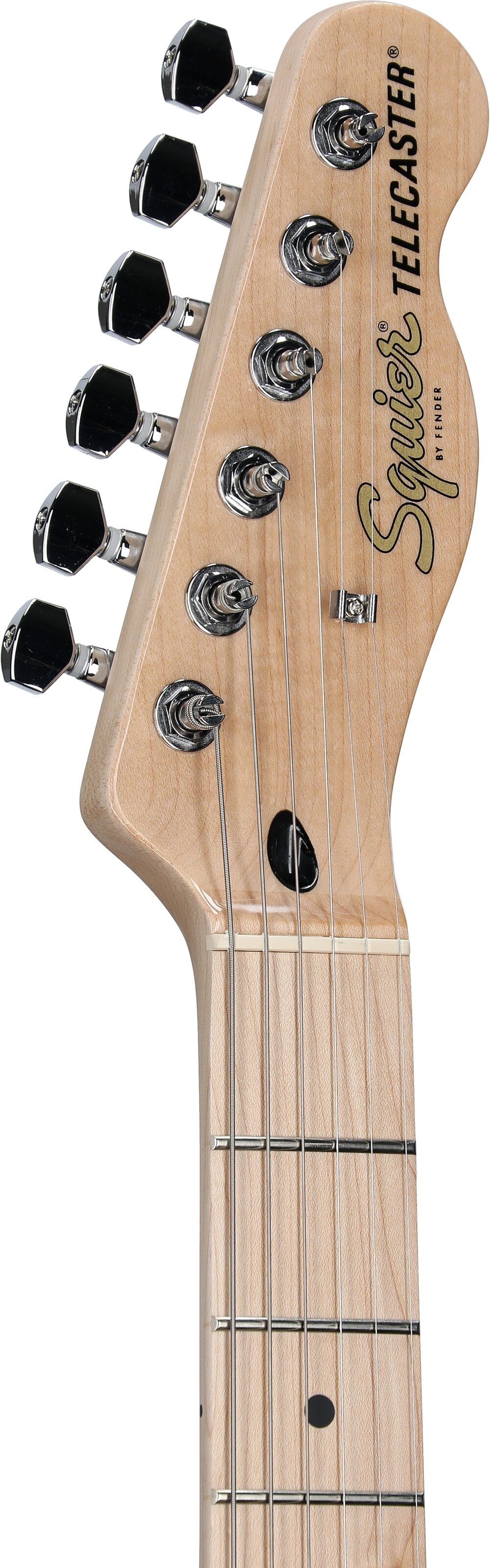 Squier Affinity Telecaster FMT SH Electric Guitar, with Maple Fingerboard, Mocha, Headstock Left Front
