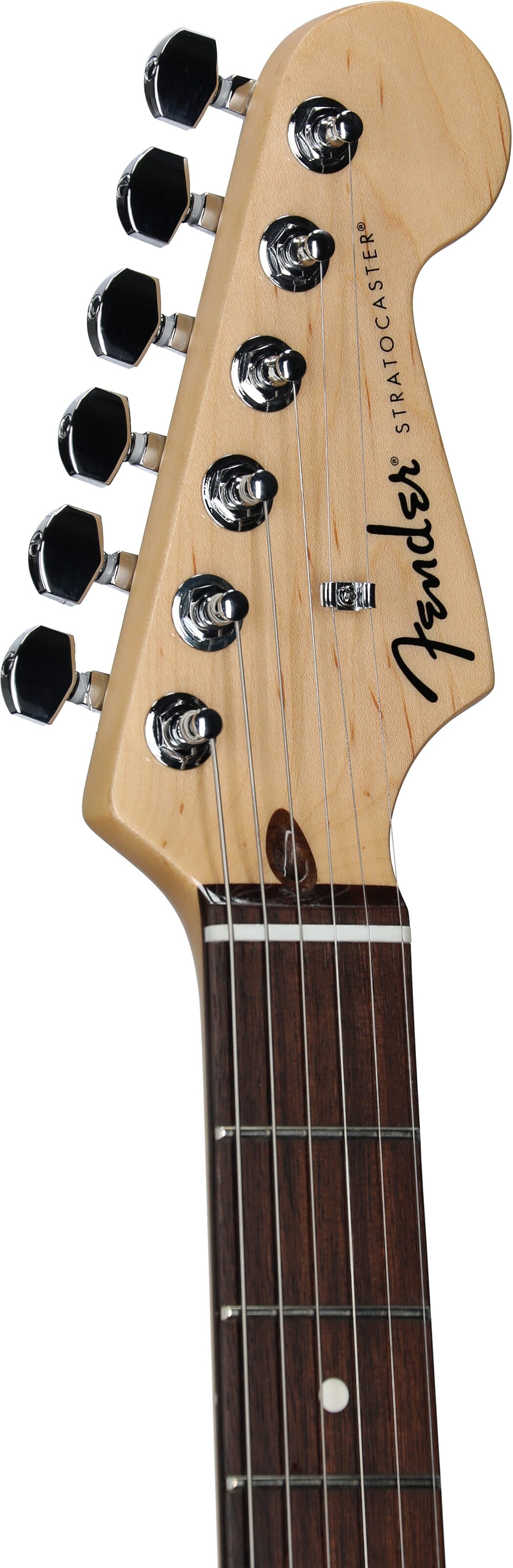 Fender Standard Stratocaster HSS Electric Guitar, with Laurel Fingerboard, Candy Cola, Headstock Left Front