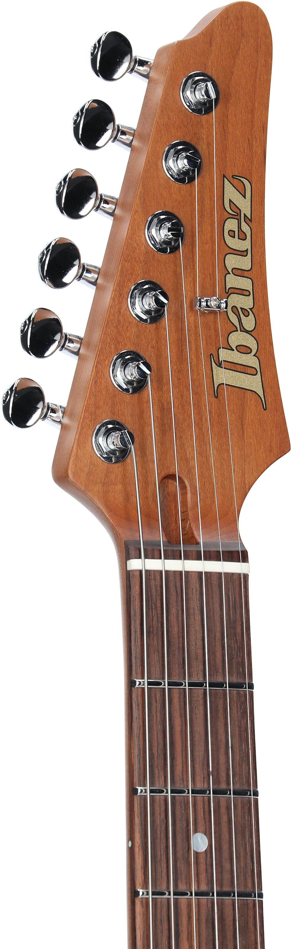 Ibanez AZ2204N Prestige Electric Guitar (with Case), Ivy Green Metallic, Headstock Left Front