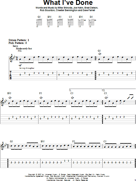 Linkin Park - Fighting Myself (Guitar Lesson Tutorial Cover +TABS