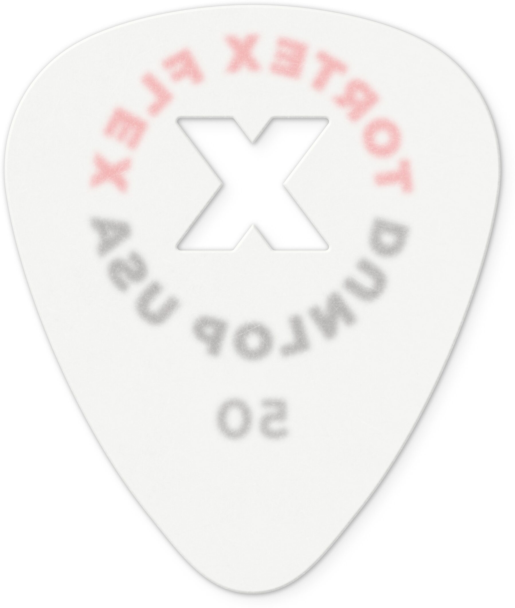 Dunlop Tortex Flex X Guitar Picks, 0.50 millimeter, 428XP050, 12-Pack, Action Position Back