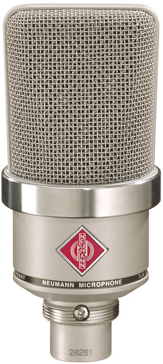 Neumann TLM 102 Studio Microphone, Nickel, TLM 102, with Swivel Mount, Detail TLM 102