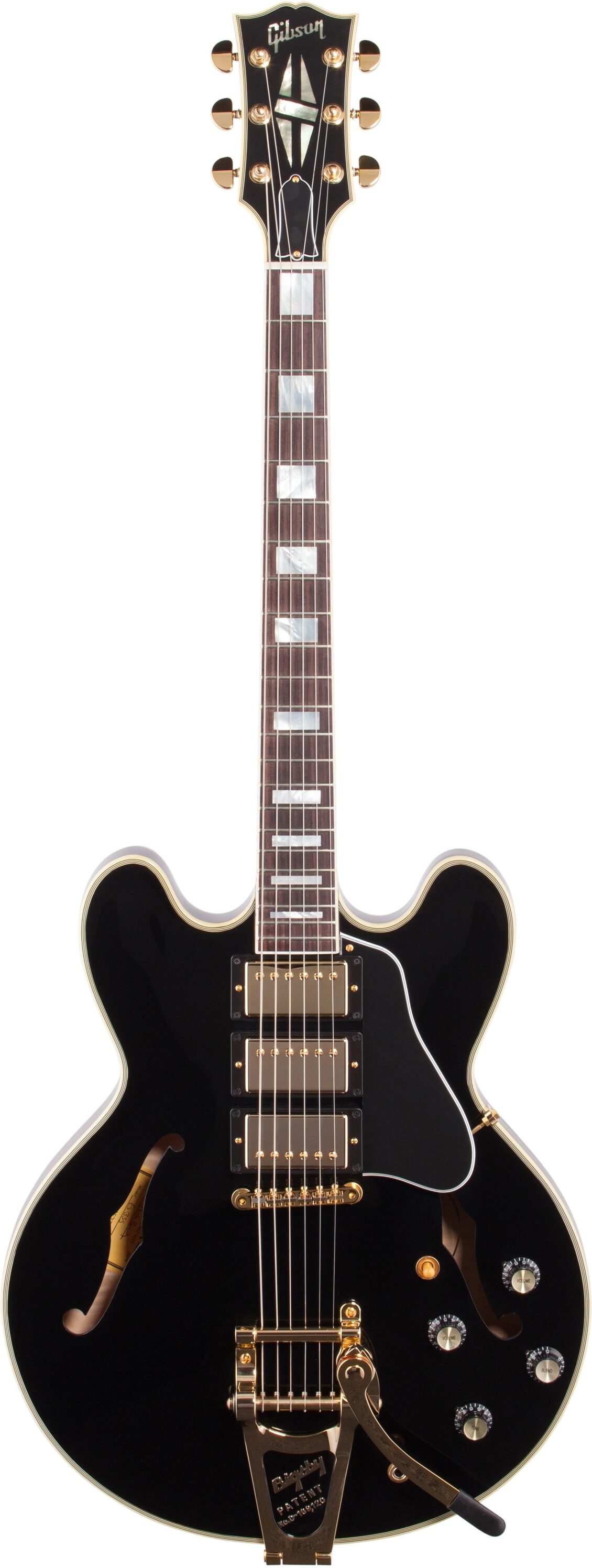 Gibson 2019 ES 355 Black Beauty Bigsby Semi Hollowbody zZounds