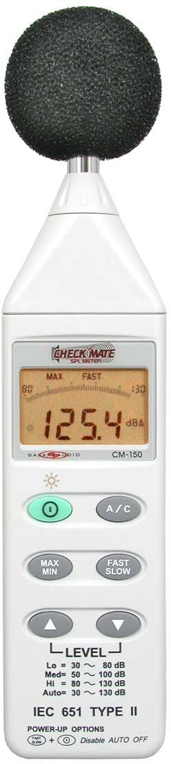 Galaxy Audio CM150 Checkmate Pro Portable SPL Meter, Main