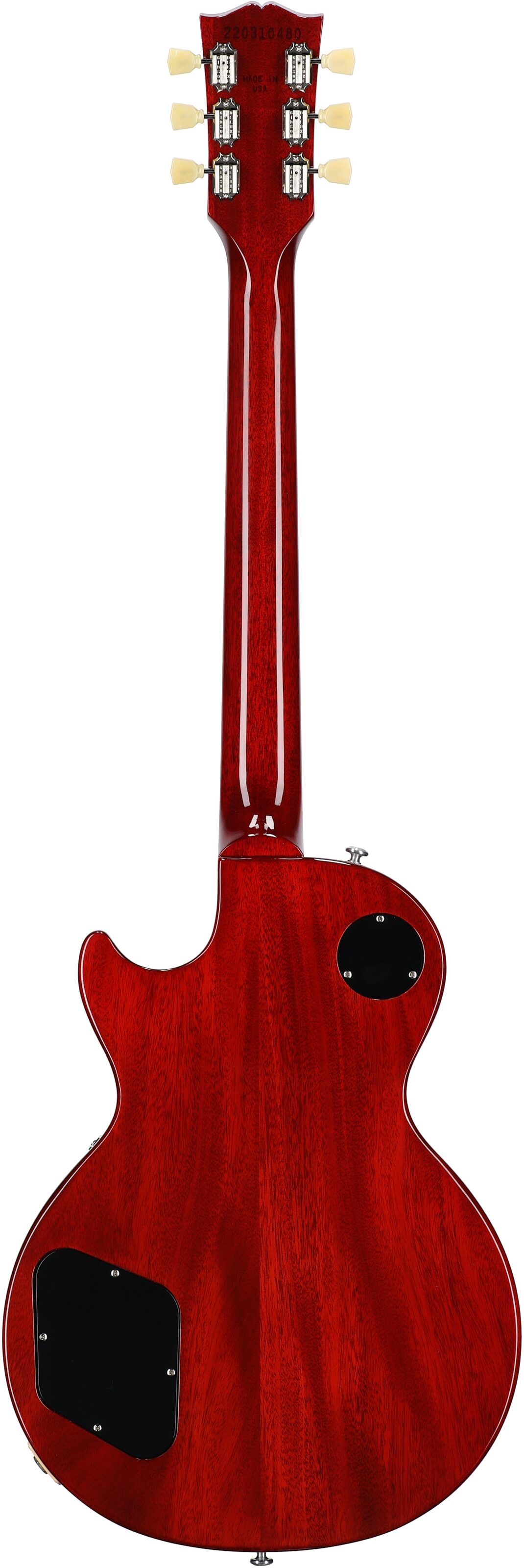 Gibson Les Paul Standard '50s Electric Guitar (with Case), Heritage Cherry Sunburst, Serial Number 220310480, Full Straight Back