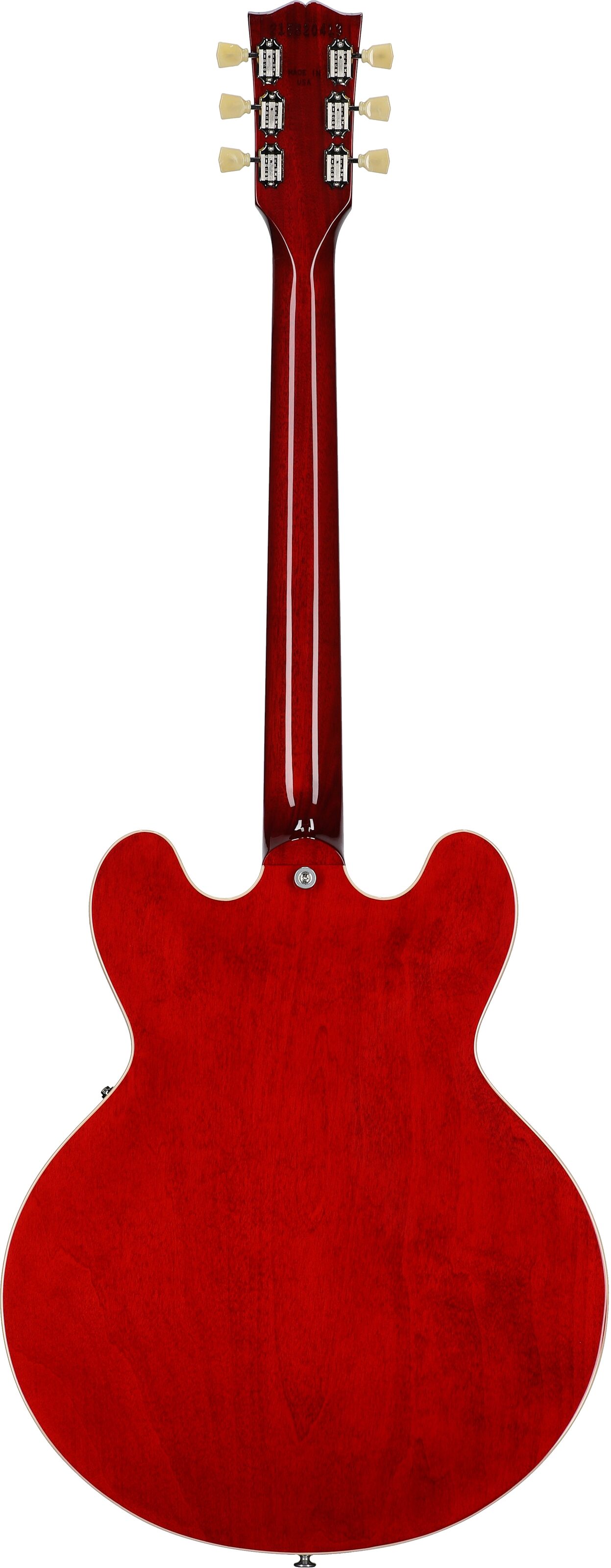 Gibson ES-345 Electric Guitar (with Case), Sixties Cherry, Serial Number 215820413, Full Straight Back