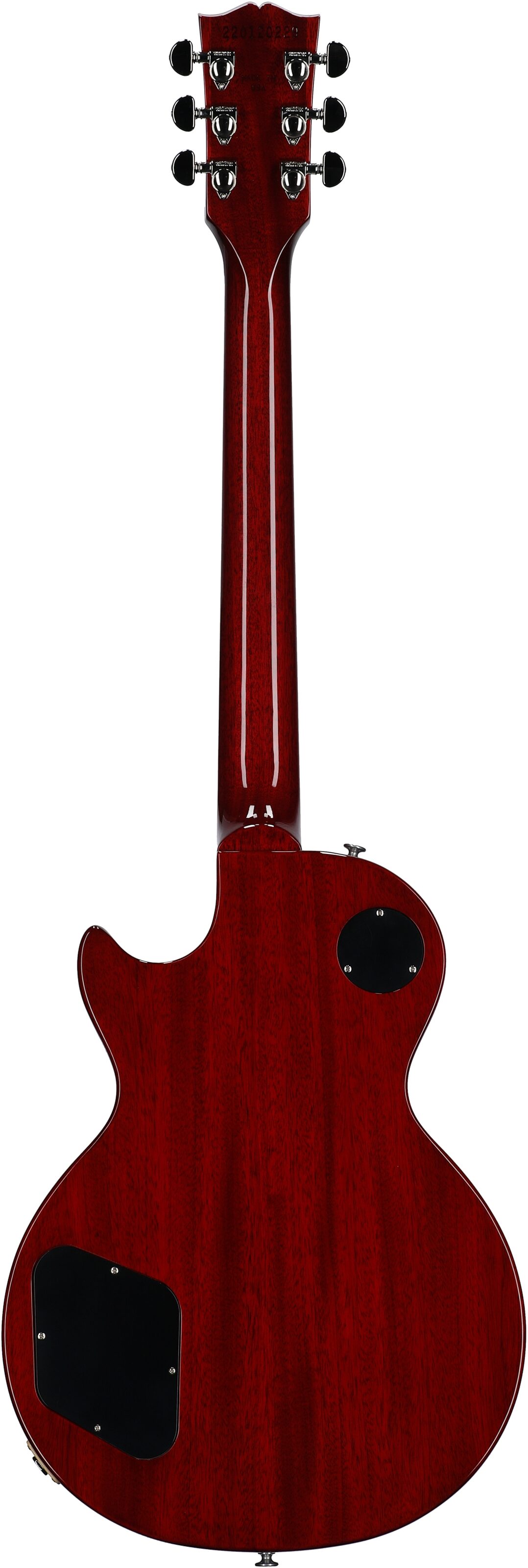 Gibson Les Paul Standard '60s Electric Guitar (with Case), Bourbon Burst, Serial Number 220120229, Full Straight Back