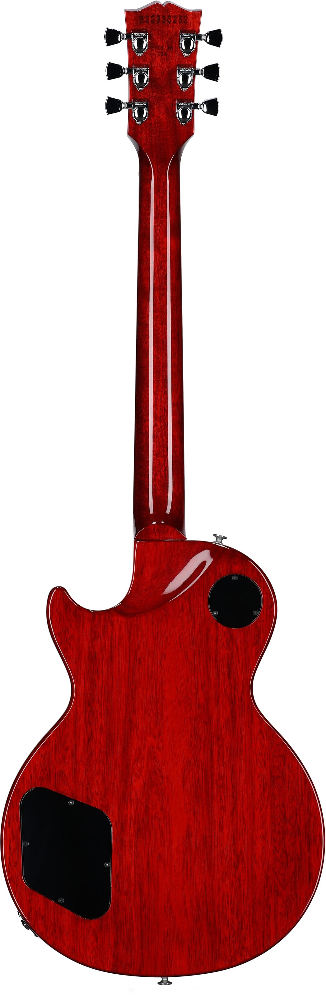 Gibson Les Paul Modern Figured AAA Electric Guitar (with Case), Cherry Burst, Serial Number 222930292, Full Straight Back