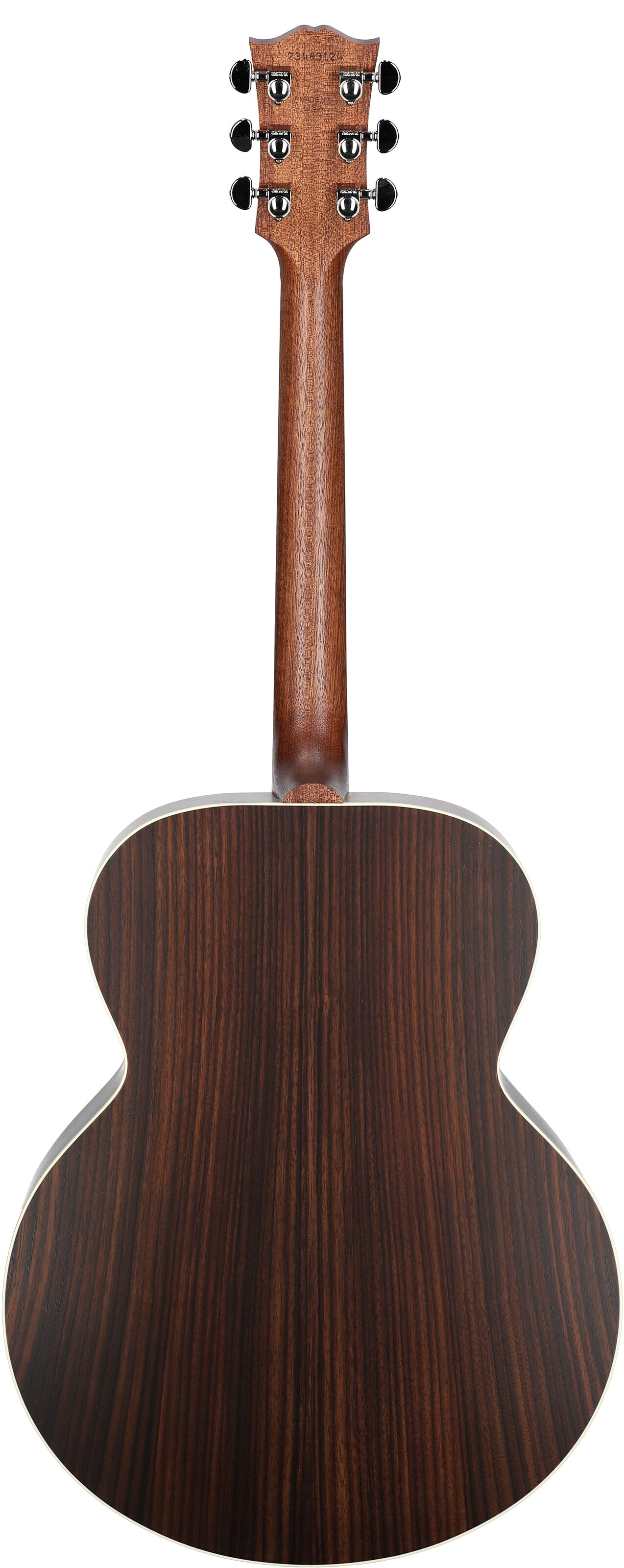 Gibson SJ-200 Studio Rosewood Jumbo Acoustic-Electric Guitar (with Case), Satin Natural, Serial Number 23483124, Full Straight Back