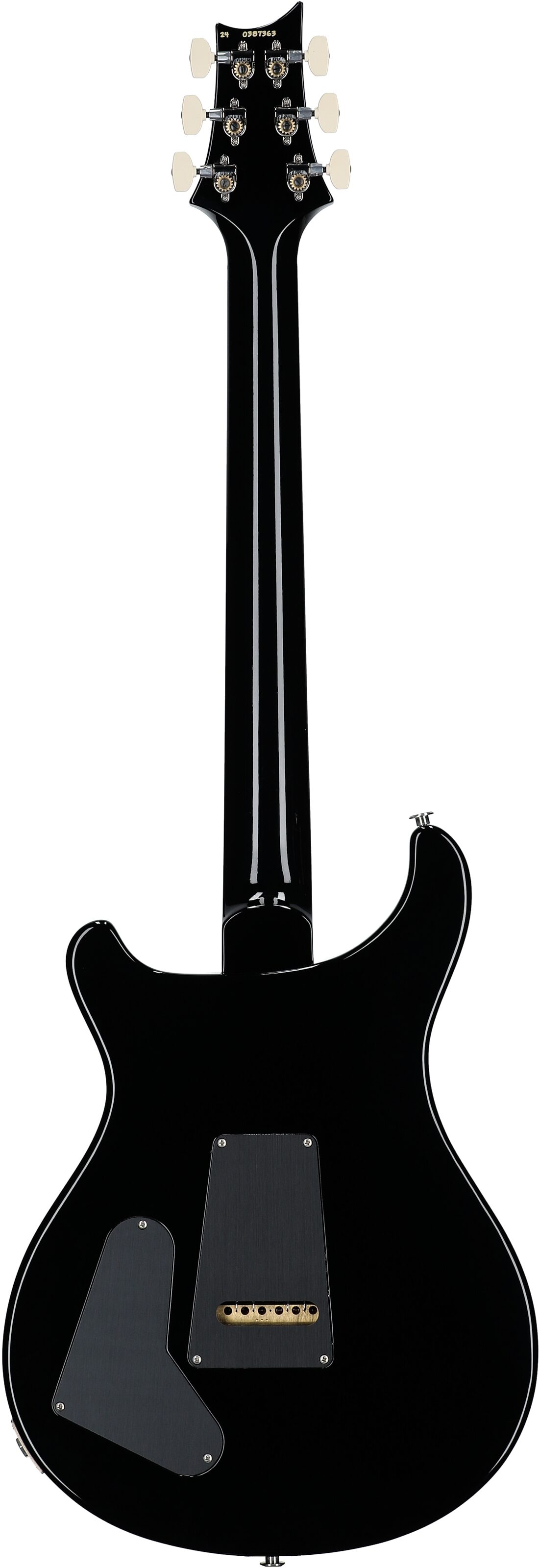 PRS Paul Reed Smith Studio Electric Guitar (with Case), Gray Black, Serial Number 0387363, Full Straight Back