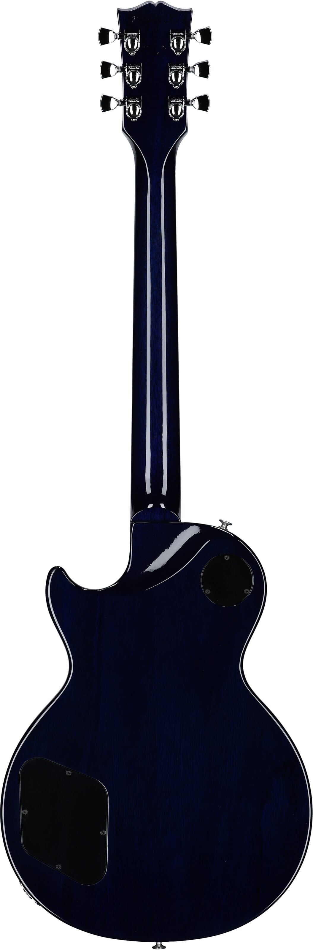 Gibson Les Paul Modern Figured AAA Electric Guitar (with Case), Cobalt Burst, Serial Number 225640191, Full Straight Back