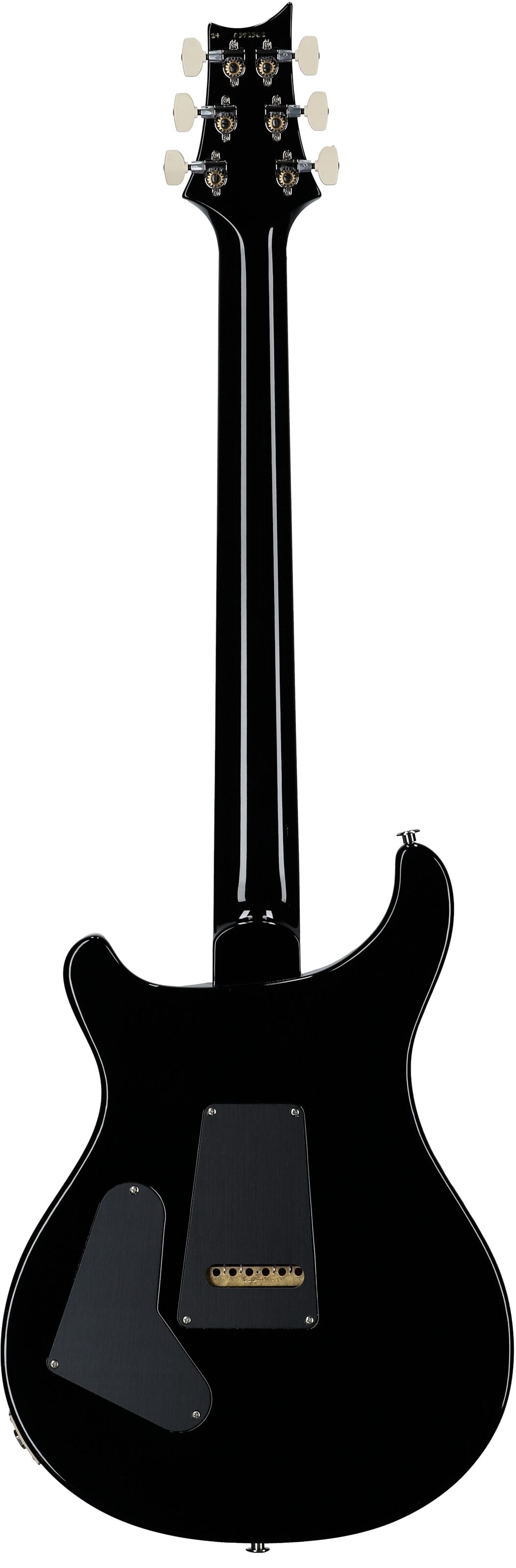 PRS Paul Reed Smith Custom 24-08 Pattern Regular Electric Guitar (with Case), Charcoal Wraparound Smokeburst, Serial Number 0392362, Full Straight Back