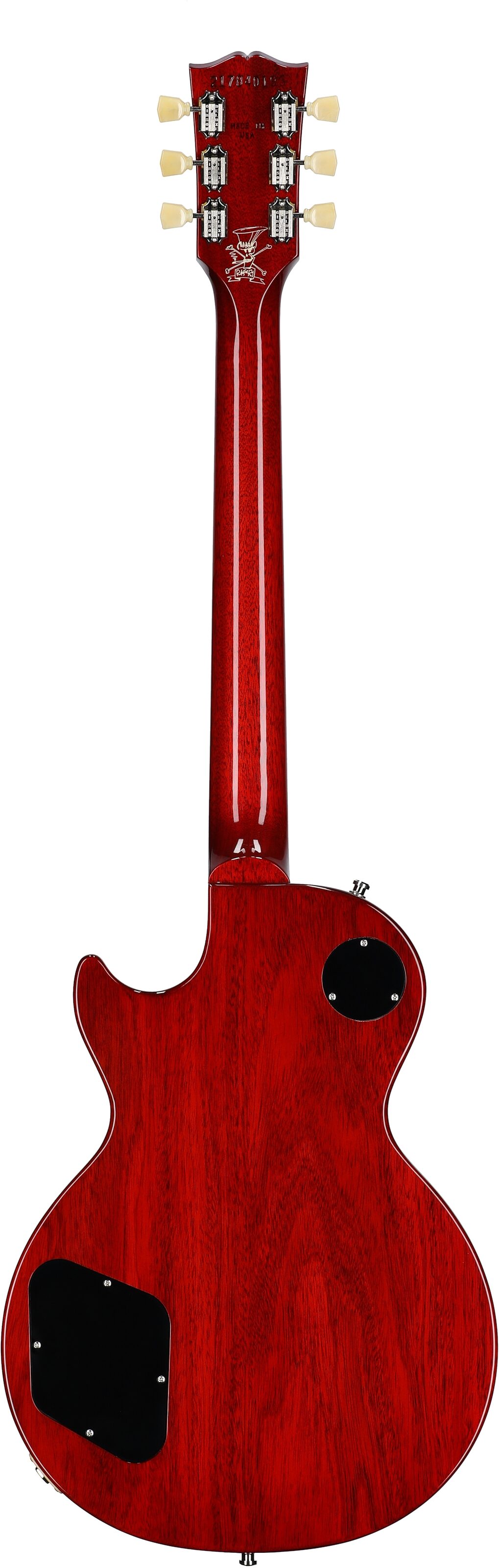 Gibson Slash Les Paul Standard Electric Guitar (with Case), Appetite Amber, Serial Number 217840193, Full Straight Back