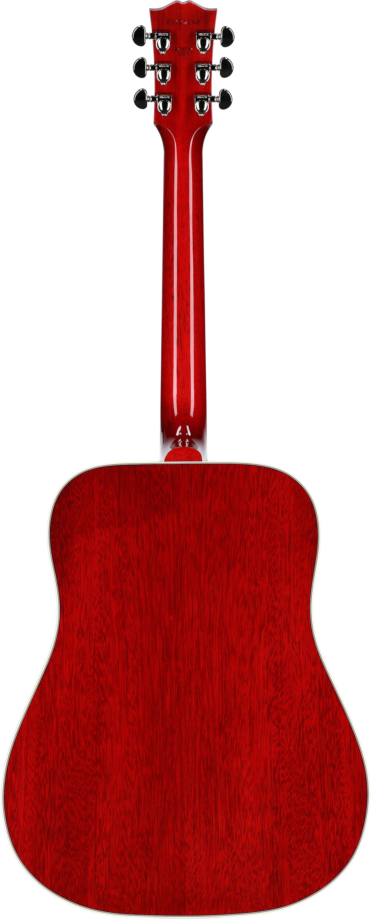 Gibson Hummingbird Standard Acoustic-Electric Guitar (with Case), Vintage Cherry Sunburst, Serial Number 23194142, Full Straight Back