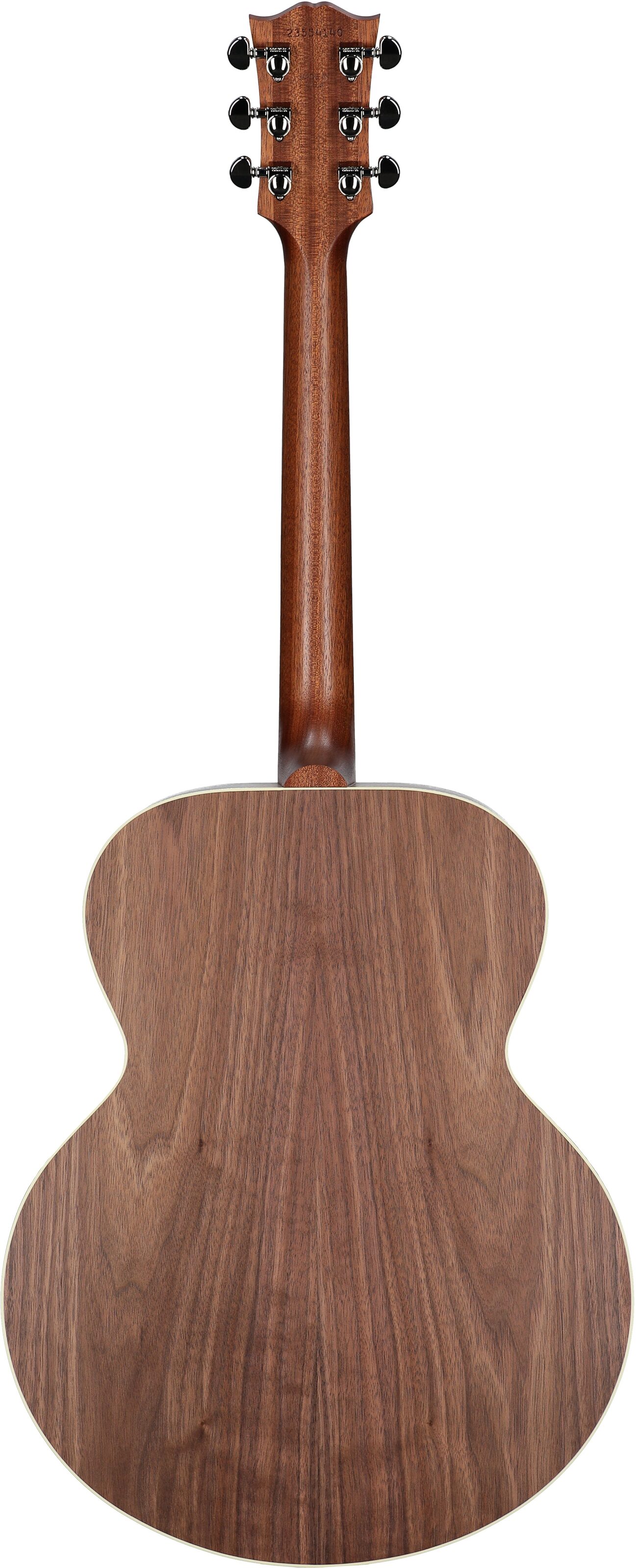 Gibson SJ-200 Studio Walnut Jumbo Acoustic-Electric Guitar (with Case), Walnut Burst, Serial Number 23554140, Full Straight Back