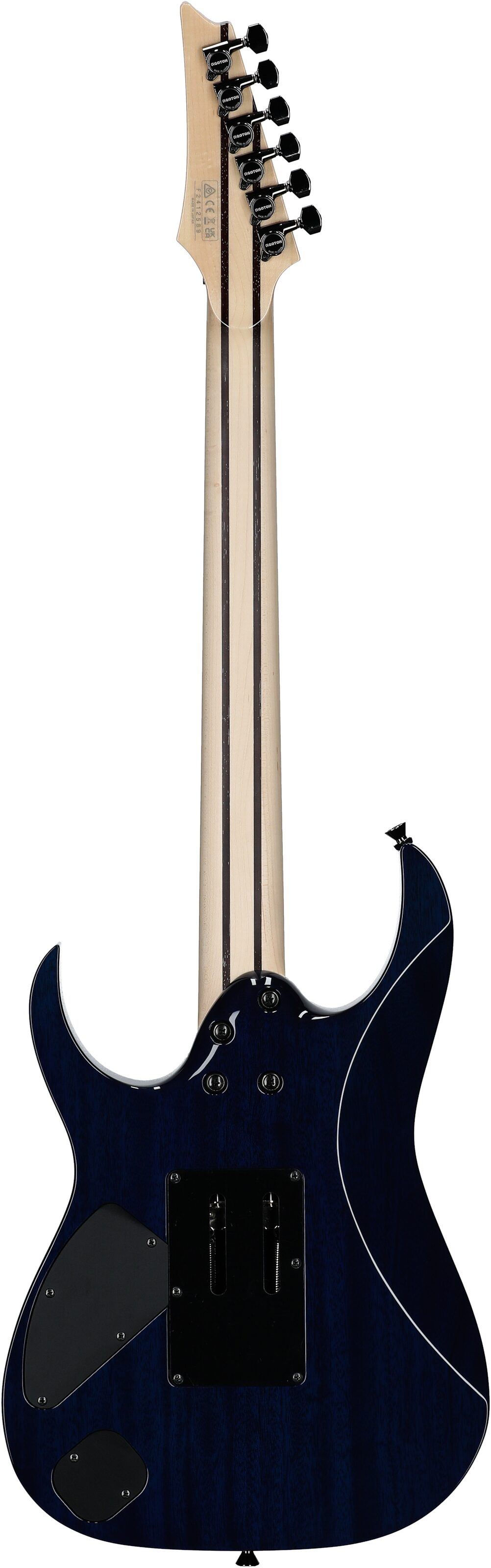 Ibanez RG8570 J Custom Electric Guitar (with Case), Royal Blue Sapphire, Serial Number 210006F2412589, Full Straight Back