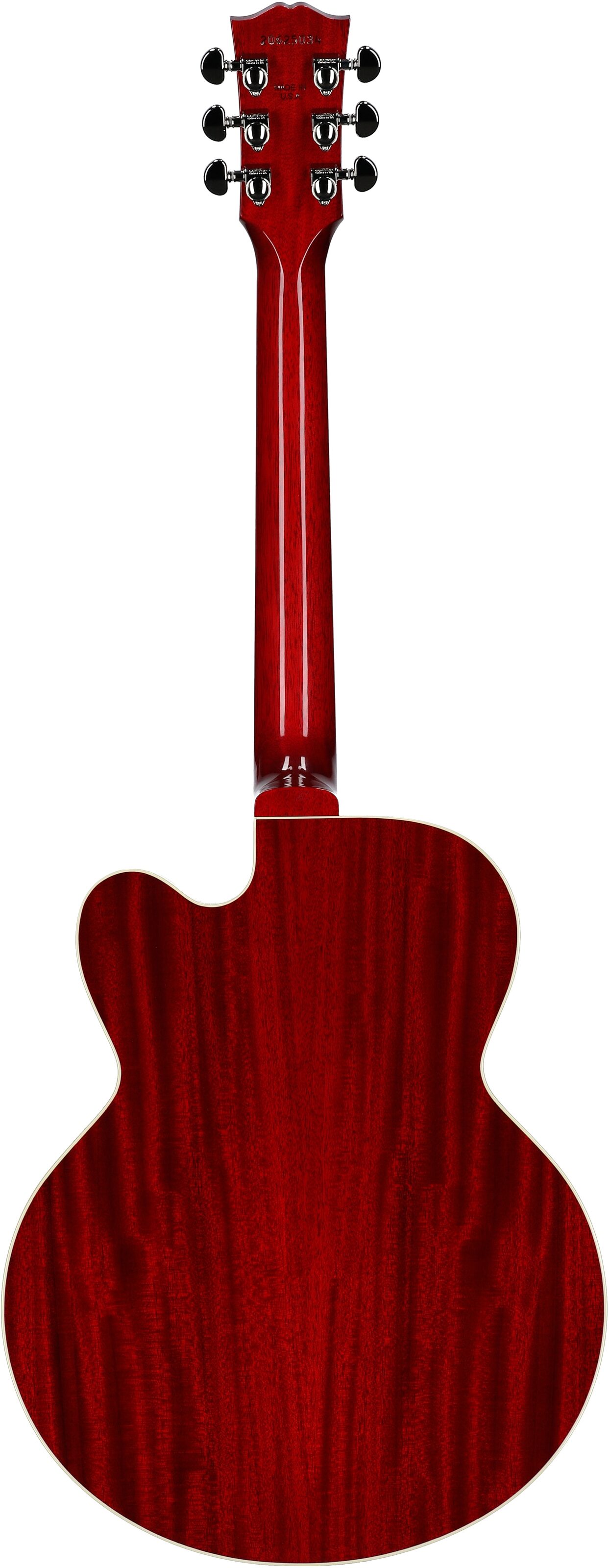 Gibson Les Paul Parlor Acoustic-Electric Guitar (with Case), Vintage Cherry Sunburst, Serial Number 20625034, Full Straight Back