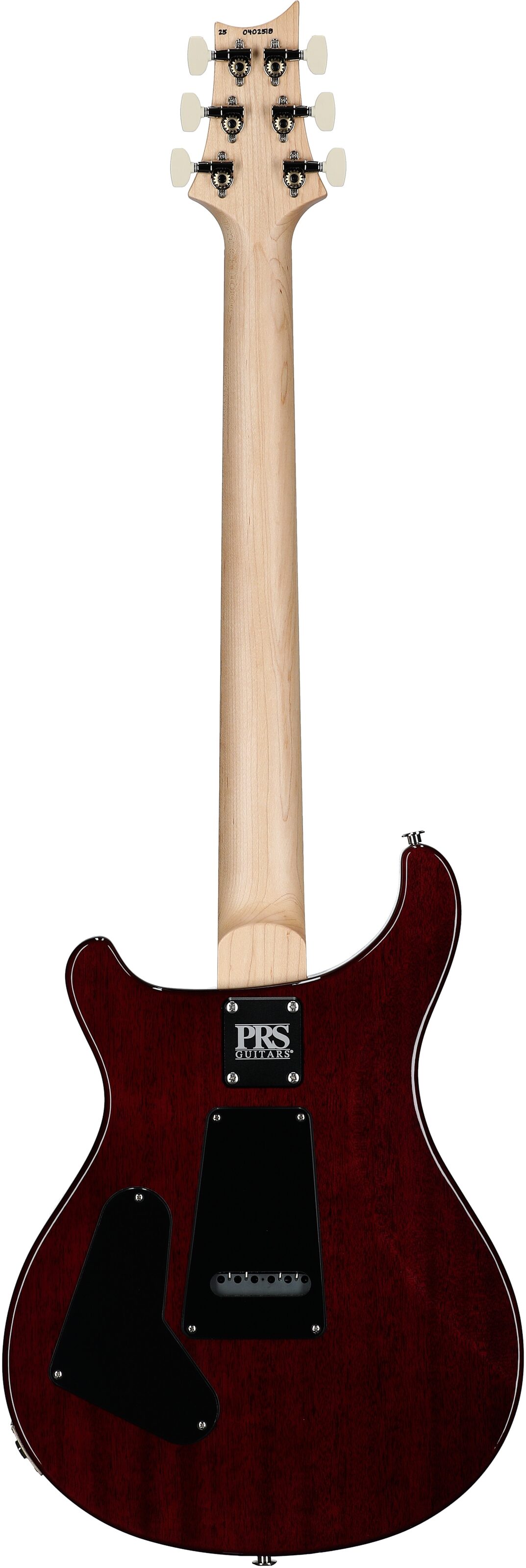 PRS Paul Reed Smith CE24 Electric Guitar (with Gig Bag), Faded Gray Black Purple Burst, Serial Number 0402518, Full Straight Back