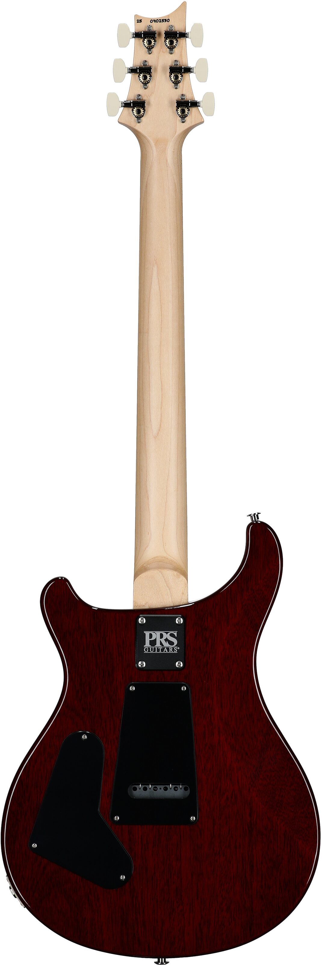 PRS Paul Reed Smith CE24 Electric Guitar (with Gig Bag), Dark Cherry Sunburst, Serial Number 0402530, Full Straight Back