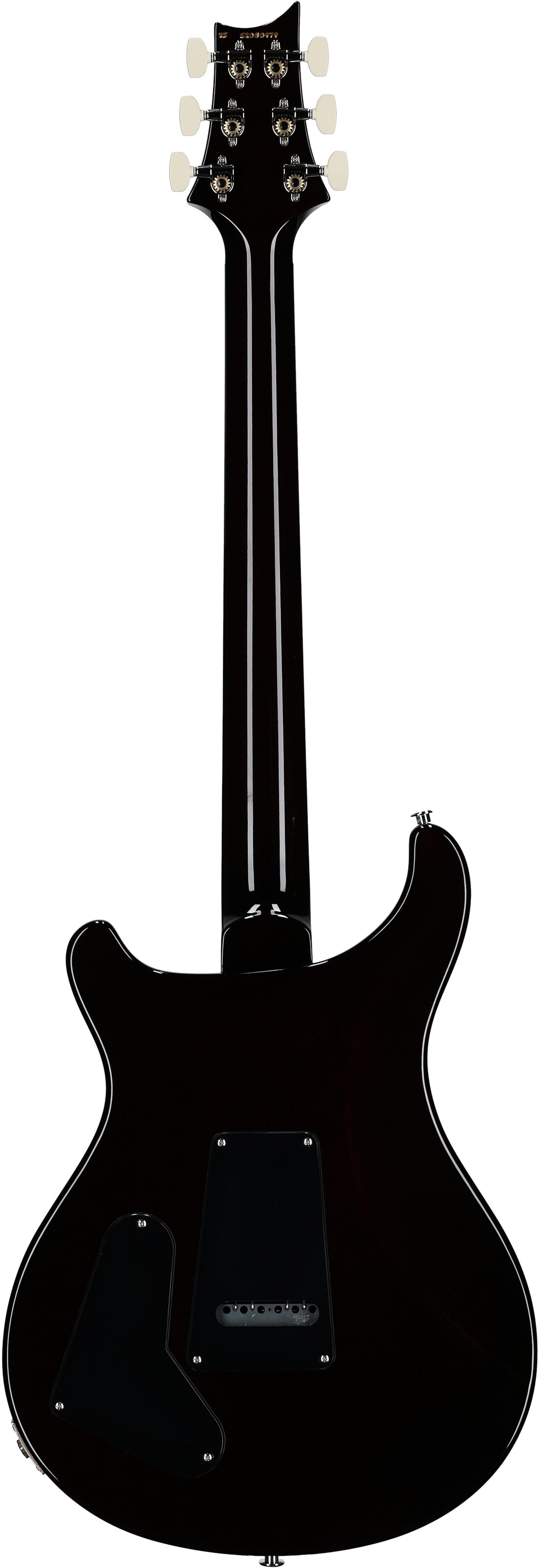 PRS Paul Reed Smith S2 Studio Electric Guitar, Black Amber, Serial Number S2080979, Full Straight Back
