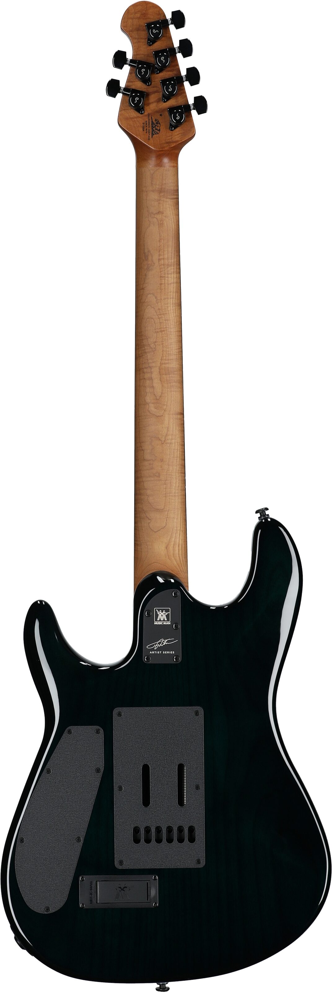 Ernie Ball Music Man Jason Richardson Cutlass HT Electric Guitar, (with Gig Bag), Kokiri Forest Green, Serial Number S12054, Full Straight Back