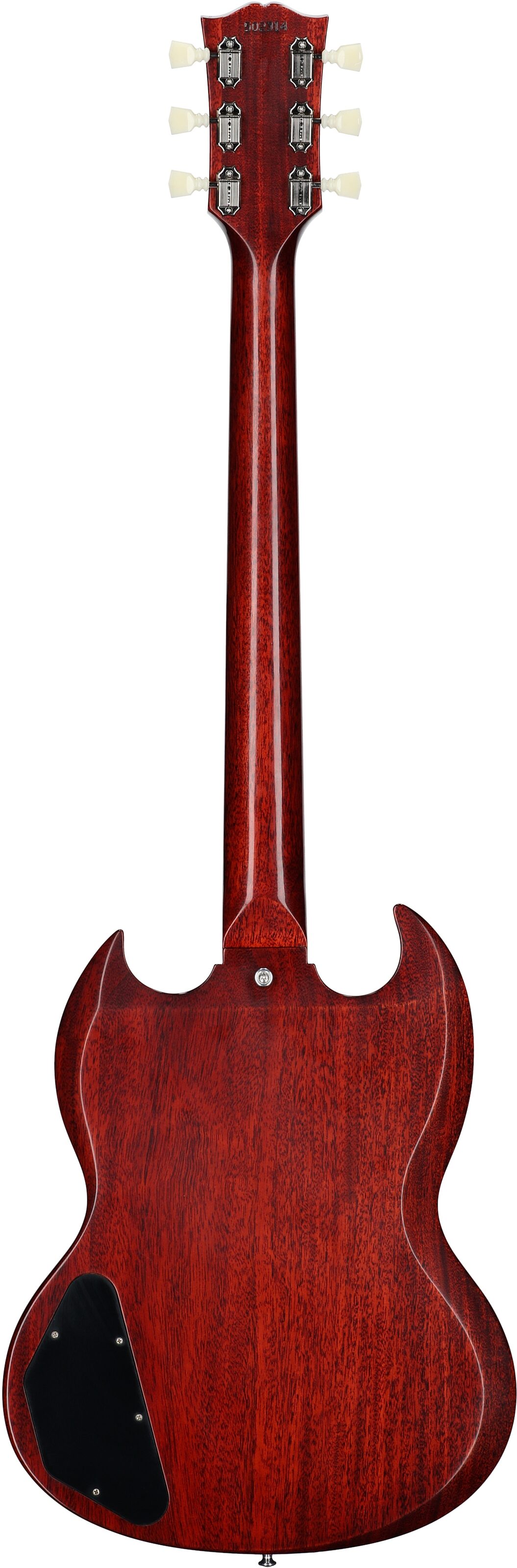 Gibson Custom Shop 1964 SG Standard Maestro Vibrola VOS, (with case), Cherry, Serial Number 502314, Full Straight Back