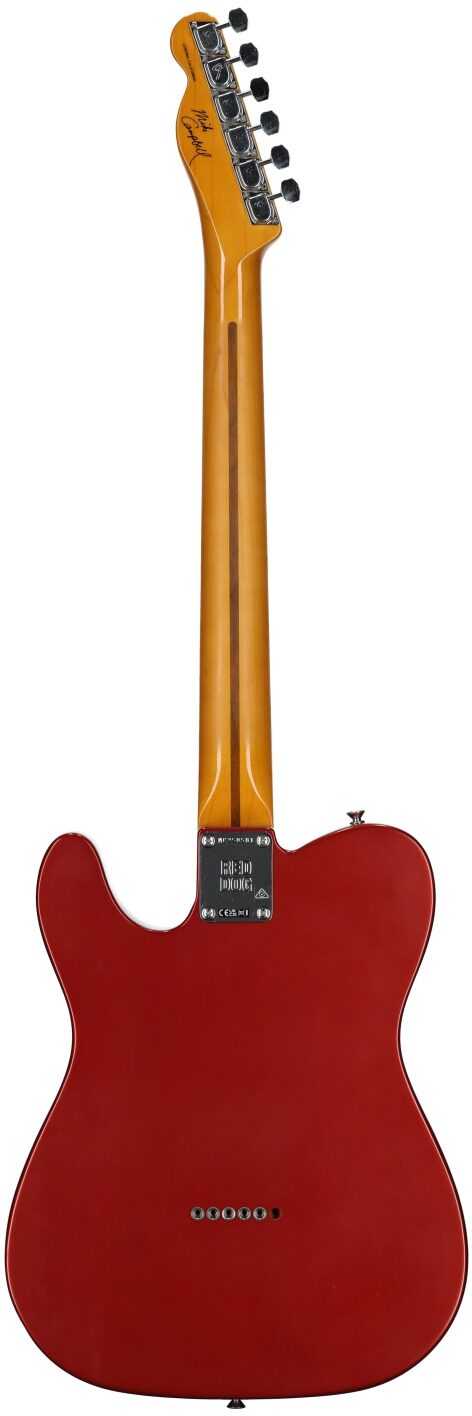 Fender Stories Mike Campbell Telecaster Electric Guitar, Maple Fingerboard (with Case), Red Dog, Serial Number MC250501, Full Straight Back