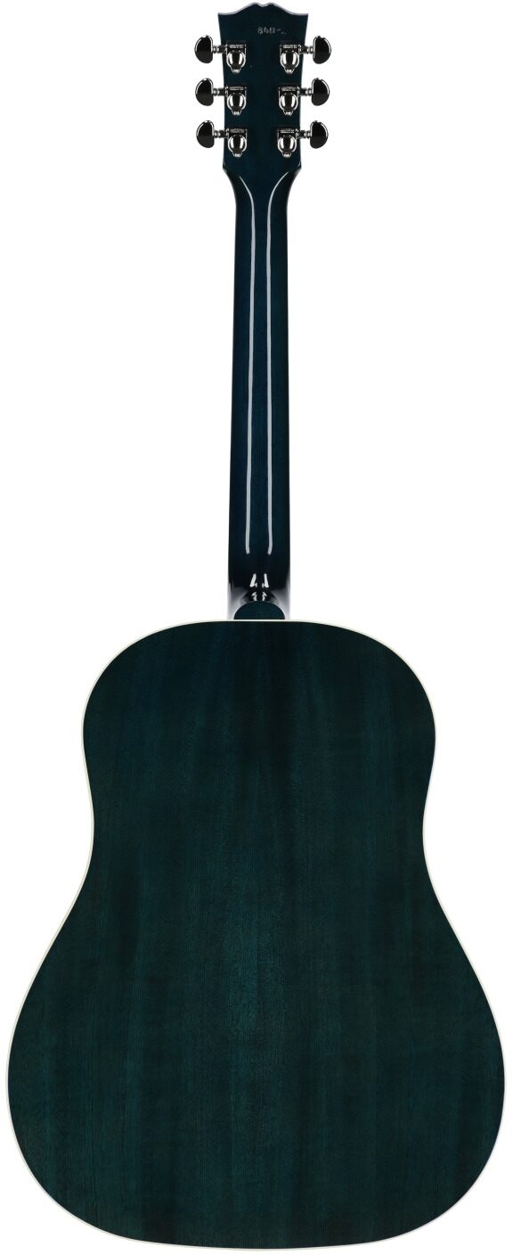 Gibson Limited Edition J-45 Standard Acoustic-Electric Guitar (with Case), Bluebonnet, Serial Number 23384032, Full Straight Back