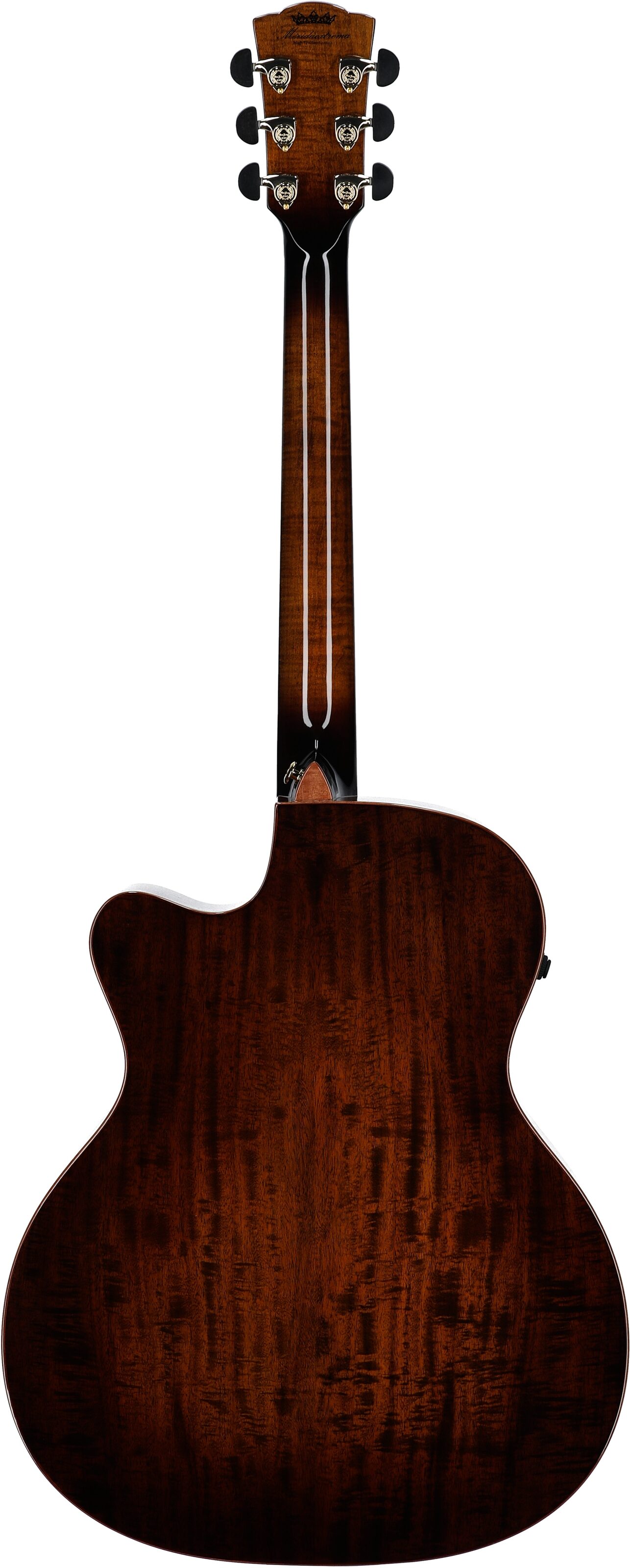 Merida Gloria V Grand Auditorium Acoustic-Electric Guitar (with Gig Bag), New, Full Straight Back