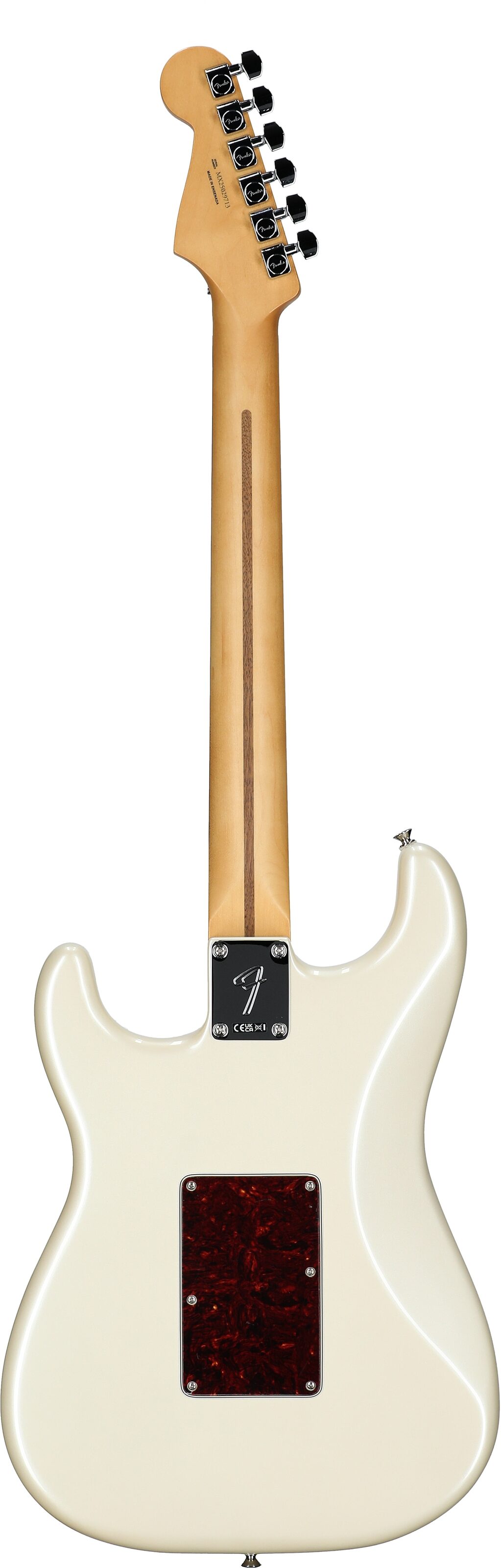 Fender Player II Modified Stratocaster HSS FR Electric Guitar, Rosewood Fingerboard (with Gig Bag), Olympic Pearl, Full Straight Back